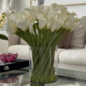 Cala Lilies in 10″ Glass Cylinder