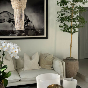 Parthenon Planter with 7′ Shady Lady Tree