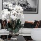 Large Titus Urn with Phalaenopsis Orchids