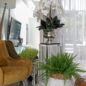 Large Titus Urn with Phalaenopsis Orchids