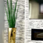 Prism Octagon Planter with Snake Grass