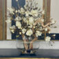 16″ Moon Vase With Magnolias